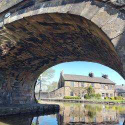 View of the same house from under the junction's roving bridge