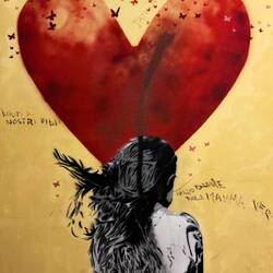 Mural on Via Pietro d'Abano — Padova, Italy.