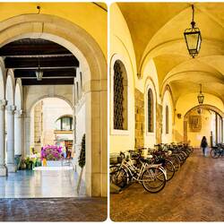 Like Bologna, this city also has porticos — Padova, Italy.