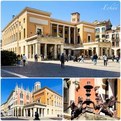 Café Pedrocchi; opened in 1831, it's a combo of neoclassical and gothic revival styles.