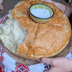 Brot und Salz zur Begrüßung