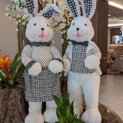 Hasenempfang im Hilton