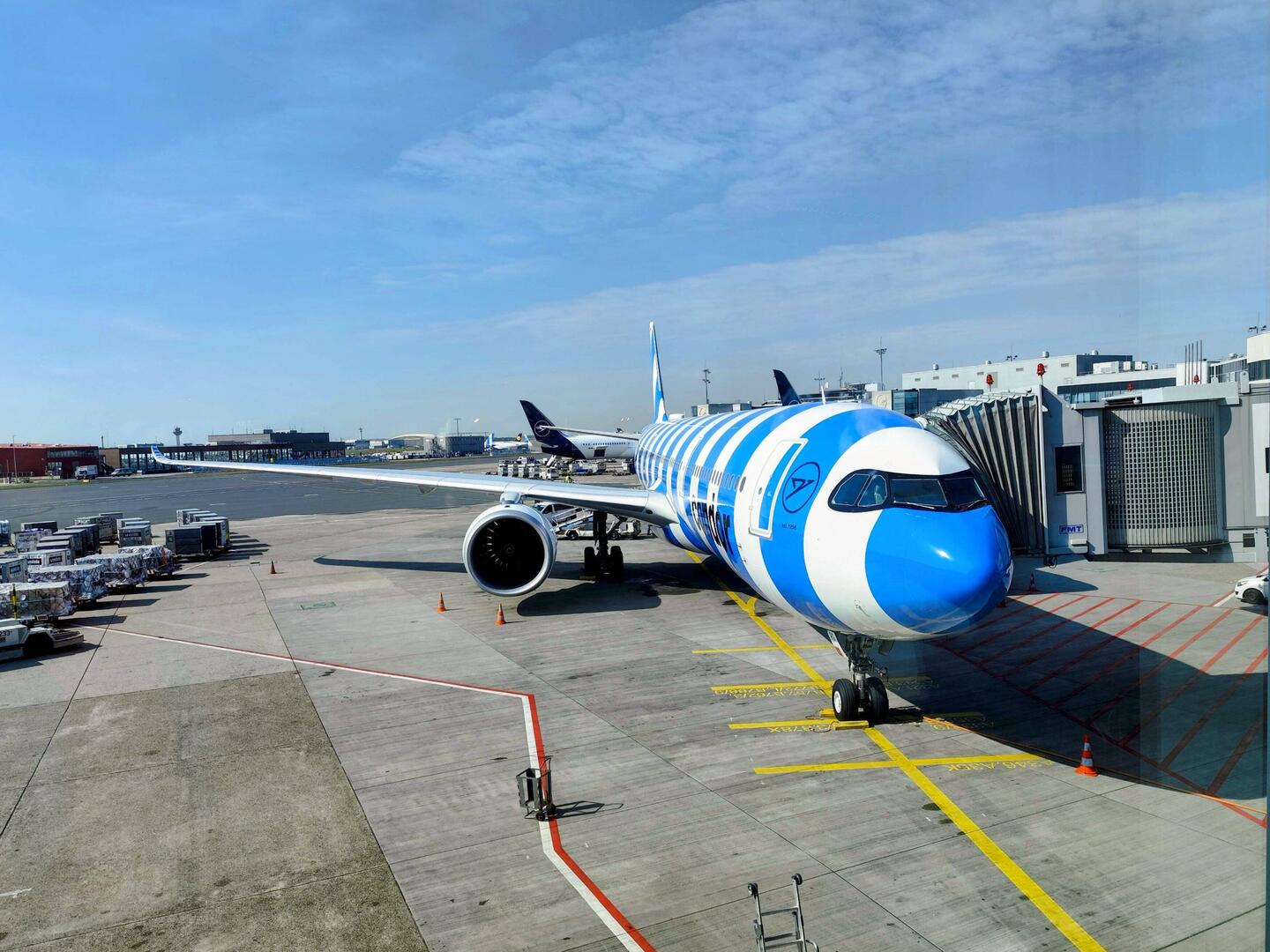 Frankfurt, unser Condor-Flieger nach Panama