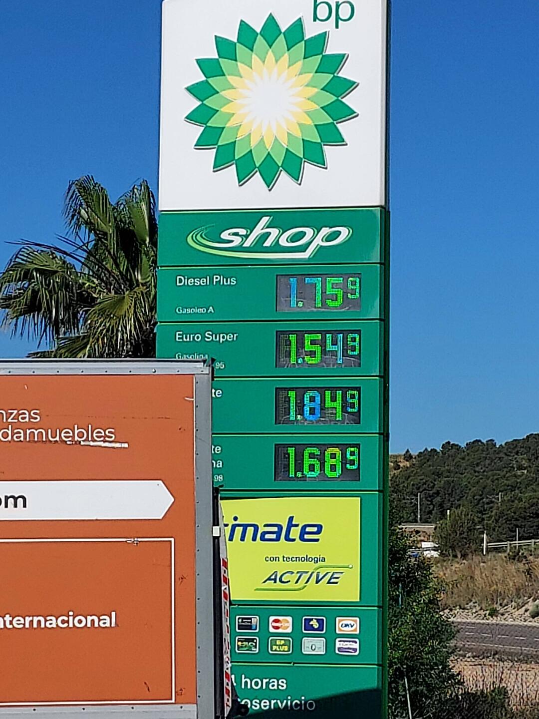 Prix de l'essence en Espagne, Benzinpreis in Spanien