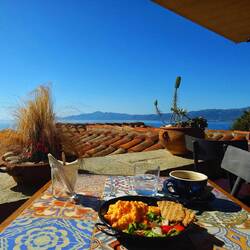 Sehr cooles Bild eines fast perfekten Frühstücks