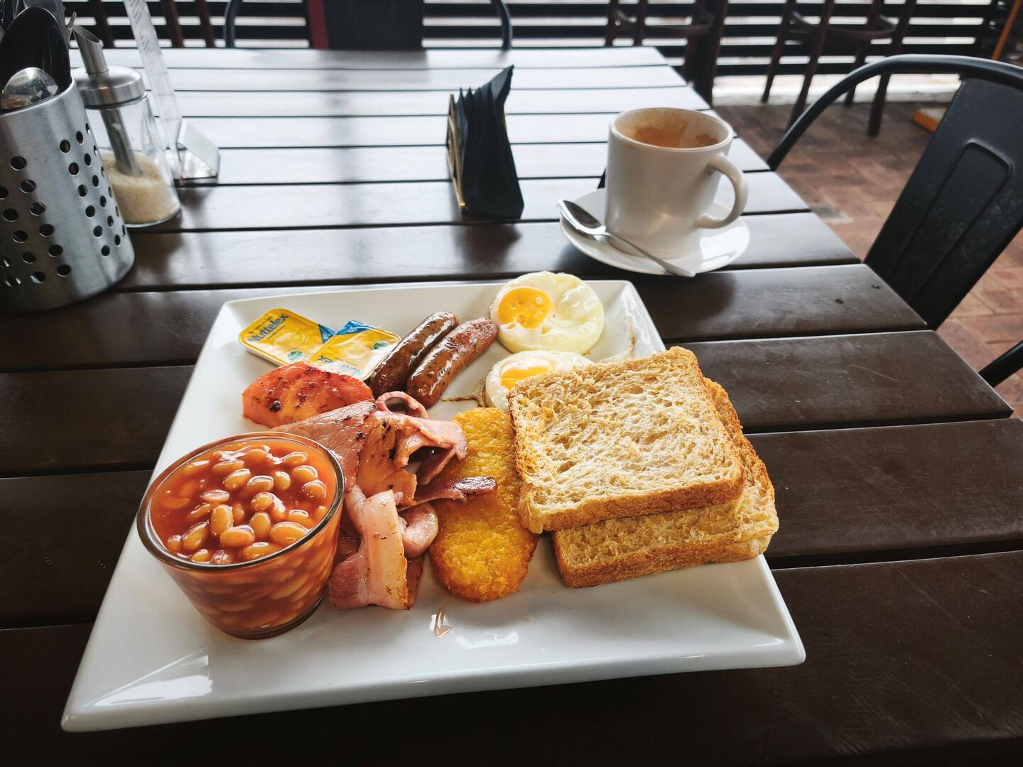 feimes Frühstück vor der Abfahrt😉