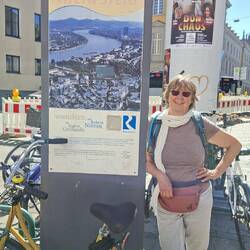 Am Trailhead vom Rheinsteig.