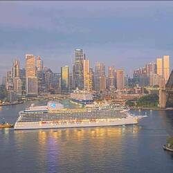 Photo of our ship taken from land