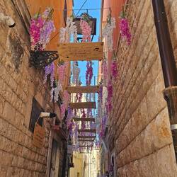Street decorations in Corato