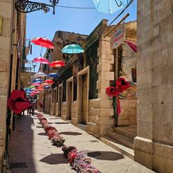 Street decorations in Corato
