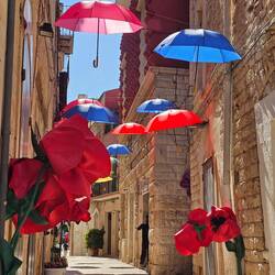 Street decorations in Corato