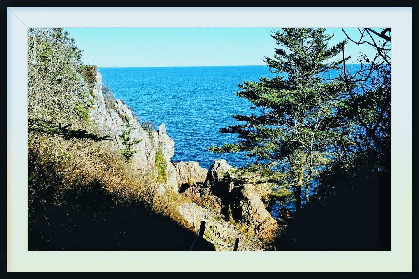 Morgenwanderung an den Steilklippen des Kullen NP..