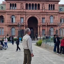 Casa Rosada am Plaza de Mayo, Sitz des amtierenden Präsidenten