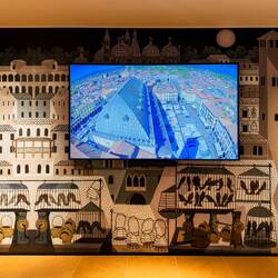 Torre degli Anziani ... multimedia room — Padova, Italy.