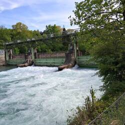 Rest des Weges entlang der Reuss