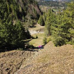 Steep climb