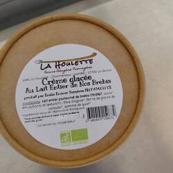 Delicious sheeps milk icecream to finish