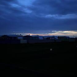 Der heutige Abendhimmel