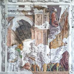 Putting together the fresco is like a jigsaw puzzle ... Chiesa degli Eremitani — Padova, Italy.