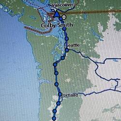 Today's drive from Gary and Colleens to Blaine.