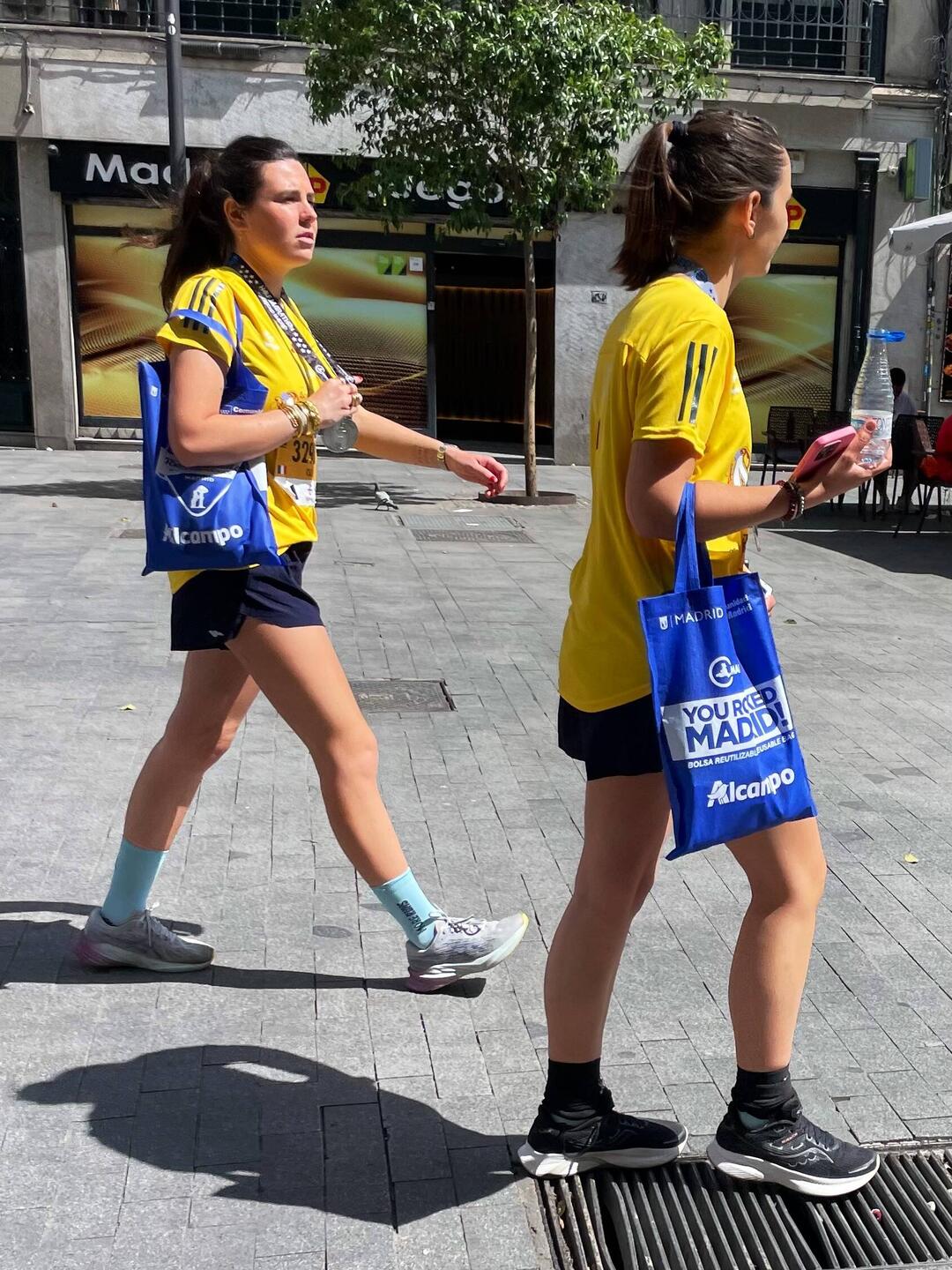 Teilnehmerinnen am heutigen Madrid-Marathon