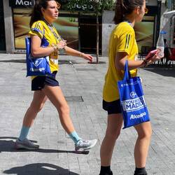 Teilnehmerinnen am heutigen Madrid-Marathon