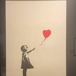 Banksy: Mädchen mit Ballon
