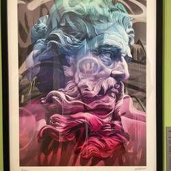 "Poseidon Chromata". Künstlerduo PichiAvo verbindet Graffiti mit klassischer Bildhauerei.