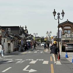 Die Hwangnidan-Strasse ist bei Südkoreas Jugend total angesagt.