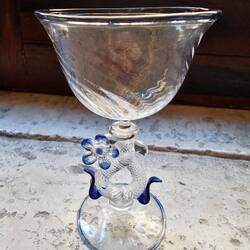 A delicate glass in my accommodation tonight