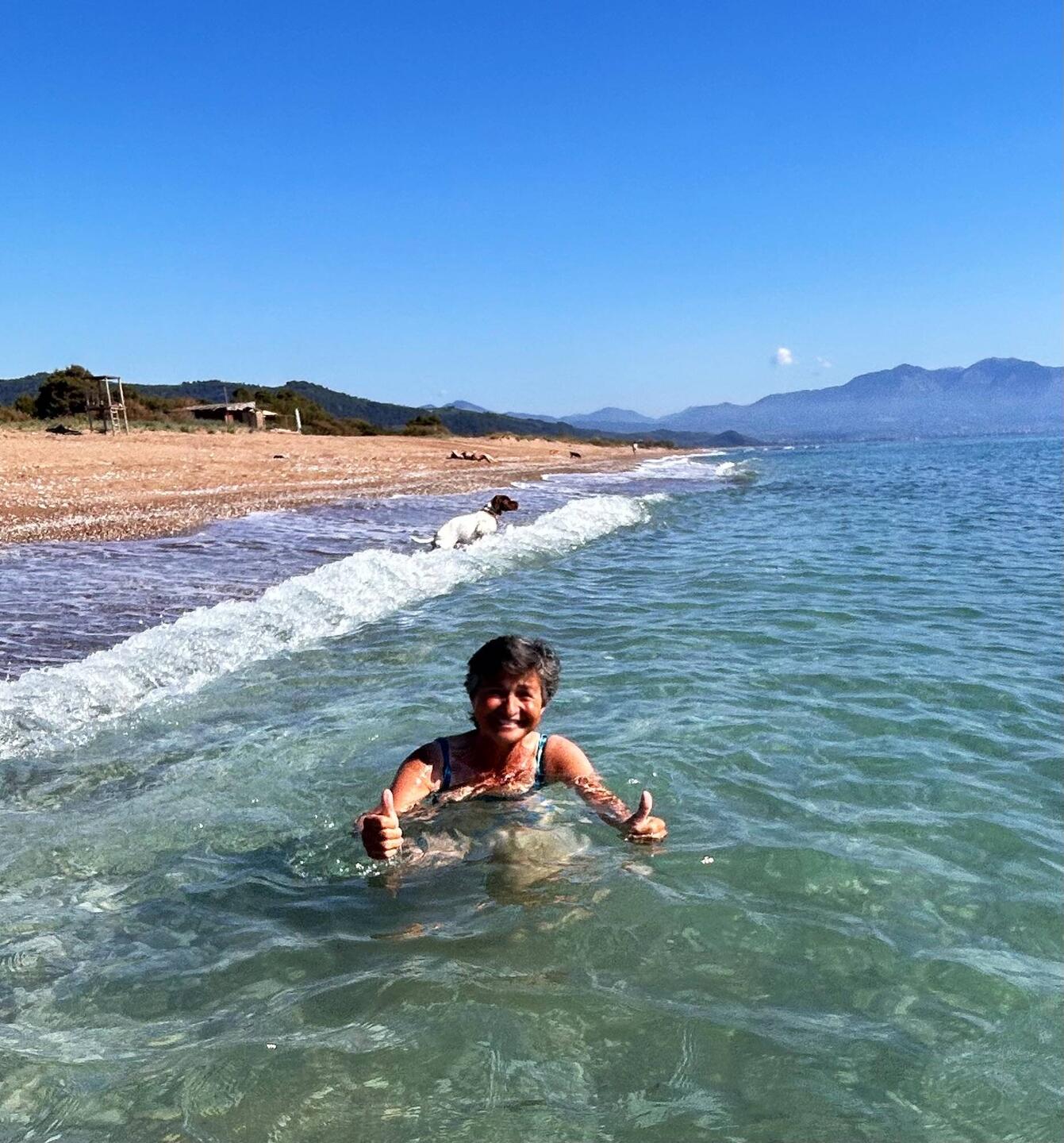 Primo bagno della stagione