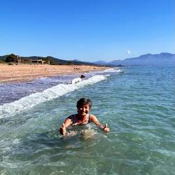Primo bagno della stagione