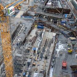 Ganz Stockholm ist eine Baustelle