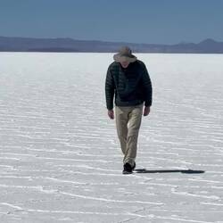 Michael wandered what it would be like to run on the flats!