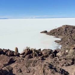 View of the Uyani Salt Flats