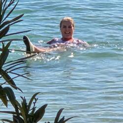 Britti im Wasser. TOGIR