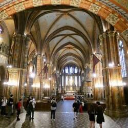 Inside Matthias Church