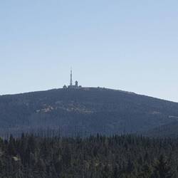Blick zum Brocken