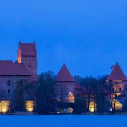 Nochmals: Blick vom CP auf die Burg