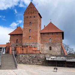 Die ursprüngliche Kernburg, die durch eine Zugbrücke geschützt war.