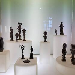 Unterschiedlichste Siegel im historischen Museum in der Burg