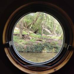 What a lovely view from the porthole