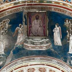 Heavenly Father ... on the Annunciation Wall — Scrovegni Chapel.
