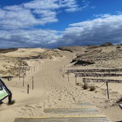 Später gehts im Sand weiter.