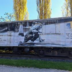 Die alten Waggons werden immer wieder neu gestaltet