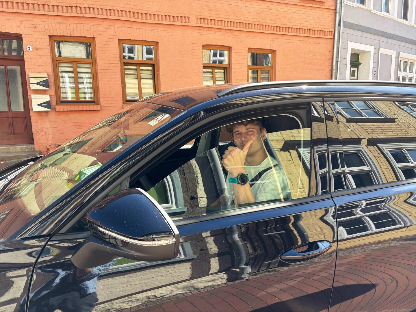 erste Fahrt