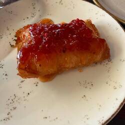 Frittierter Feta mit Tomatenkonfi👍👍