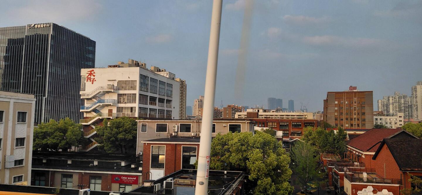 Letzte Bilder von Shanghai aus dem Bus
