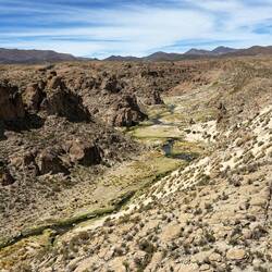 Interesting scenery between the Salt Flats and Potosi