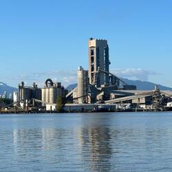 Industry just across the river from us.